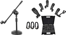 Load image into Gallery viewer, Samson DK705 5-Piece Drum Microphone Kit Bundle with Stand &amp; 3 XLR Cable