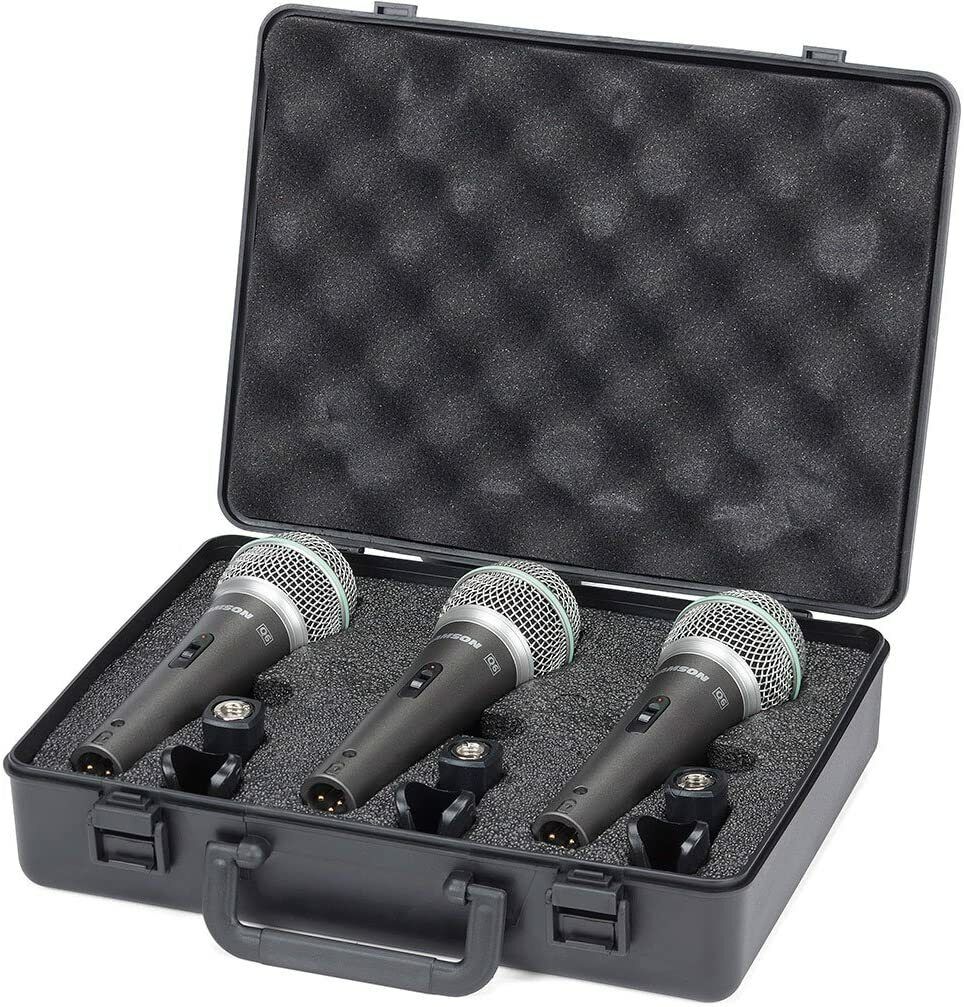 Samson SAQ6CL3P Q6 Dynamic Microphone (3-pack)