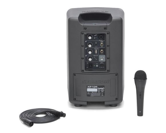 Samson SAXP106 Rechargeable Battery Portable PA, 100 Watts with Bluetooth