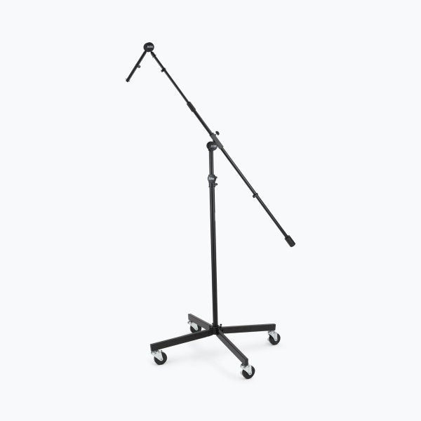 On-Stage SB96 Tripod Studio Mic Boom with 7" Mini Boom Extension and Casters