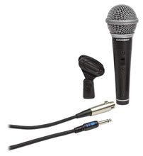 Charger l&#39;image dans la galerie, Samson SCR21S Dynamic Cardiod Handheld Microphone+Mic Clip+Cable+3.5mm adapter