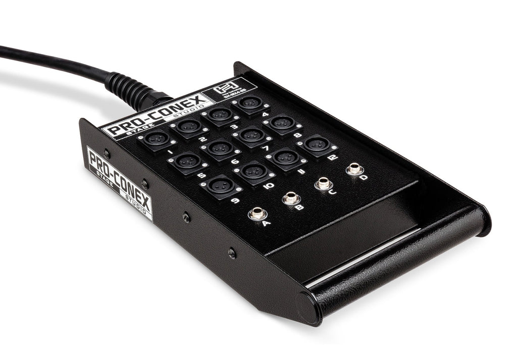 Hosa SH-12X4-25 Pro-Conex 12x4 Stage Box Snake 25 foot