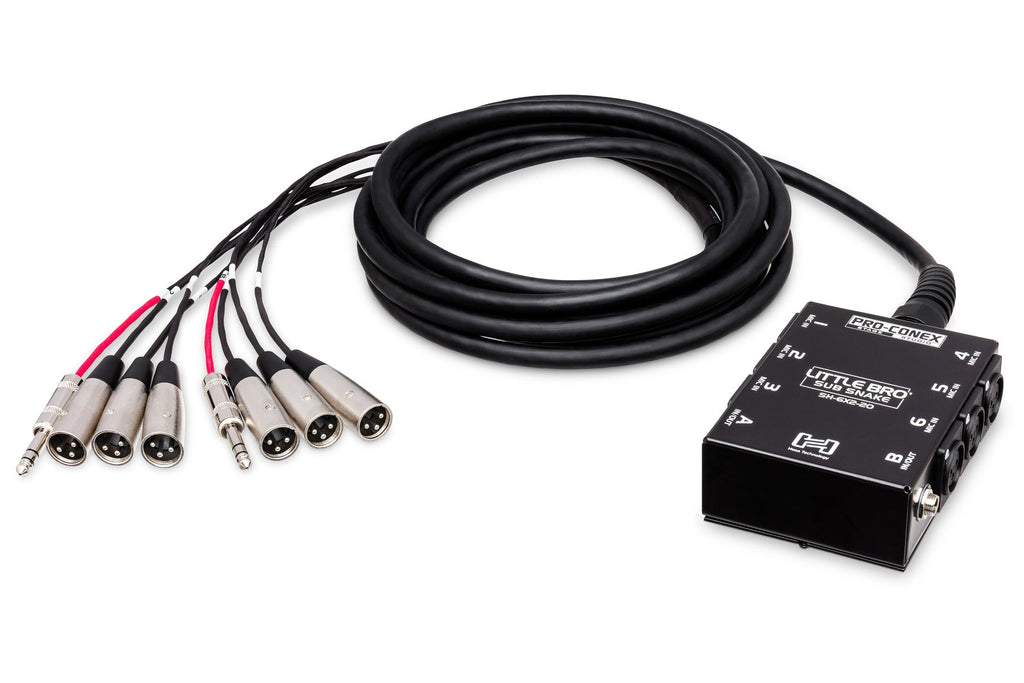 Hosa SH-6X2-30 Little Bro' 6x2 Sub Snake 30 foot