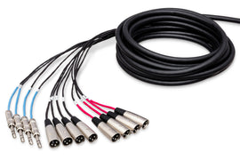 Hosa SH-8X4-50 Pro-Conex 8x4 Stage Box Snake 50 foot