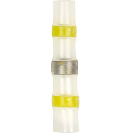 Install Bay SHSYBC Heat Shrink Yellow Butt Connector w/Solder 12/10 GA - 10pk