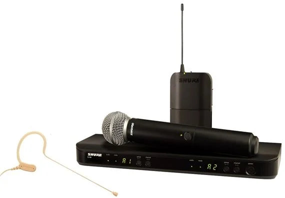 Shure BLX1288/MX153 BLX Dual Combo Wireless System H10