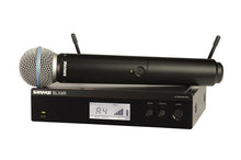 Charger l&#39;image dans la galerie, Shure BLX 24RB58 Rackmountable Handheld Wireless System with Beta 58A Band H10