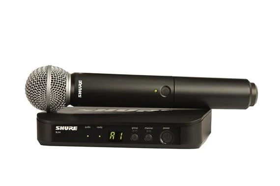 Shure BLX 24SM58 Handheld Wireless Microphone System with SM58 Band H10