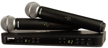 Charger l&#39;image dans la galerie, Shure BLX288/SM58 Dual SM58 Handheld Wireless System Group H9