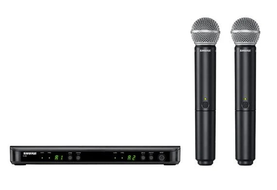 Shure BLX288/SM58 Dual SM58 Handheld Wireless System Group J11