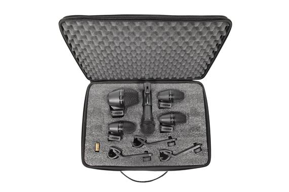 Shure PGADrumKit5 Alta 5-Piece Drum Mic Kit With Case