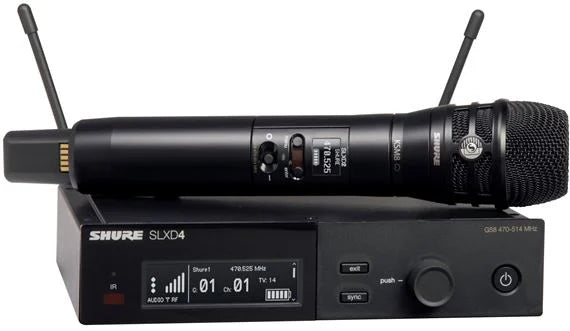 Shure SLXD24/K8B-G58 KSM8/B Handheld Vocal Wireless Microphone System