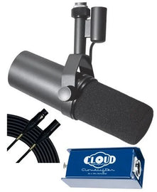 Shure SM7B Cardioid Dynamic Microphone With Cloudlifter CL-1 Bundle