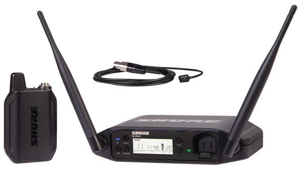 Shure GLXD14 Plus Dual Band Instrument Wireless System with Beta98