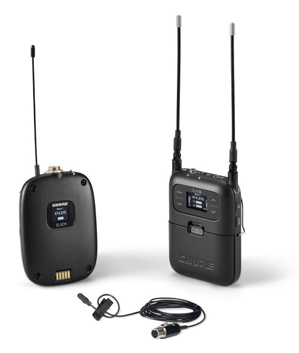 Shure SLXD15/DL4B-H55 Portable Digital Wireless Omni Lav System