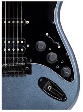 Load image into Gallery viewer, Tagima SIXMART MDSV-DF/BK Guitar, HSS Pickups, Built-In Effects, Metallic Deep Silver Finish