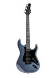 Tagima SIXMART MDSV-DF/BK Guitar, HSS Pickups, Built-In Effects, Metallic Deep Silver Finish