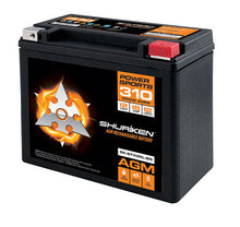 Charger l'image dans la galerie, Shuriken SK-BTX20L-BS 310 CRANK AMPS / 18AMP HOURS AGM Power Sports 12V Battery