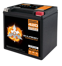 Charger l'image dans la galerie, Shuriken SK-BTX30L 420 CRANK AMPS / 30AMP HOURS AGM Power Sports 12V Battery