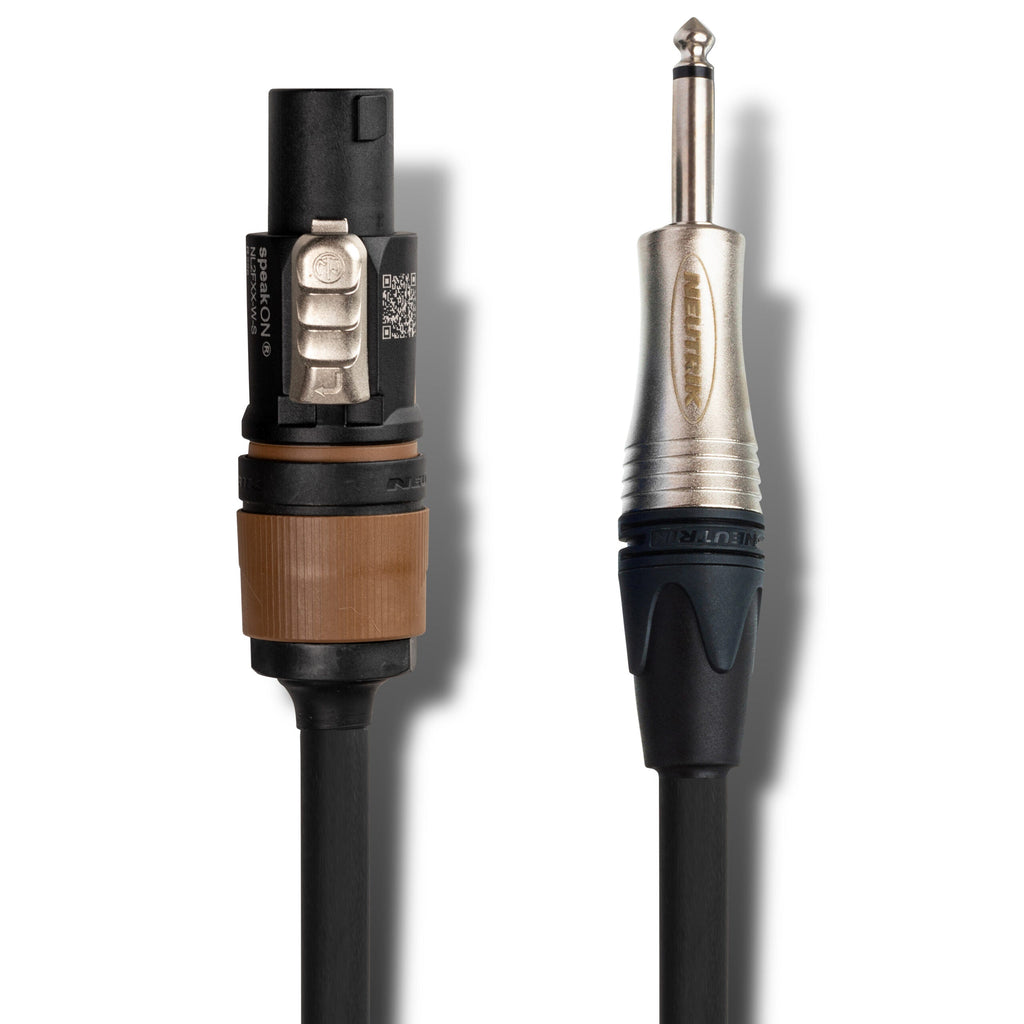 Hosa Edge SKT-250Q Speaker Cable Neutrik speakON to 1/4" TS 50 foot