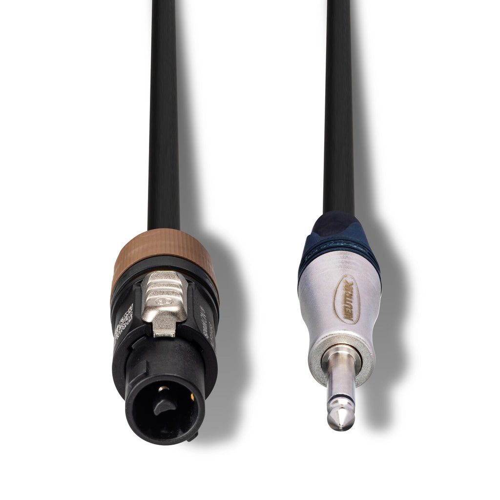 Hosa Edge SKT-250Q Speaker Cable Neutrik speakON to 1/4" TS 50 foot