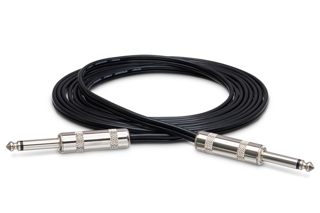 Hosa SKZ-630 Speaker Cable Hosa 1/4" TS to Same 30 foot Black