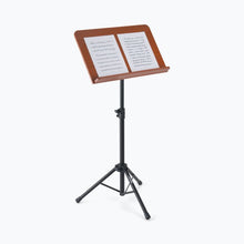 Charger l'image dans la galerie, On-Stage SM7312W Music Stand w/ Wide Rosewood Bookplate