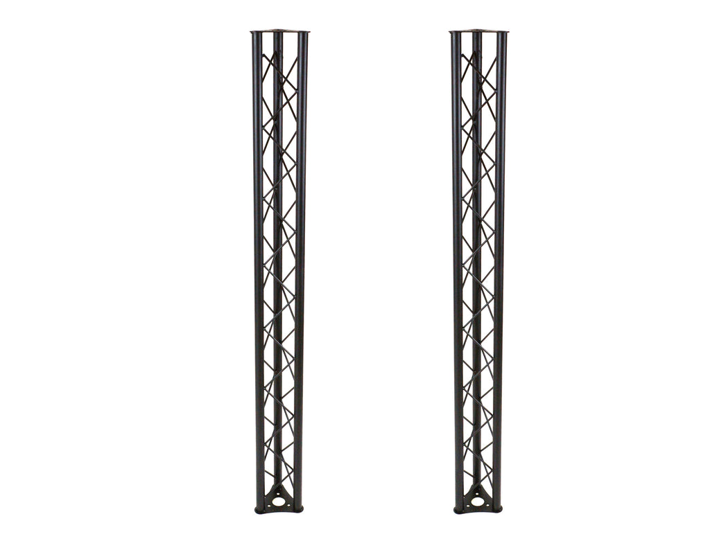 MR DJ ST150-2-6-2 DJ Lighting Truss Stand Dual Crank-Up Stand & 10FT X 6" Triangle Truss