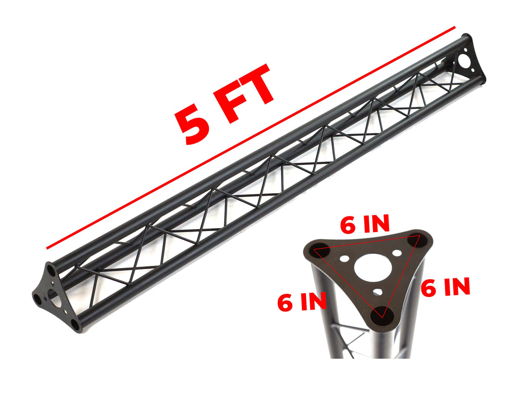 MR DJ LSBT5-6 5FT Triangle Bolted Truss Extension Heavy Duty DJ Lighting Truss Segment