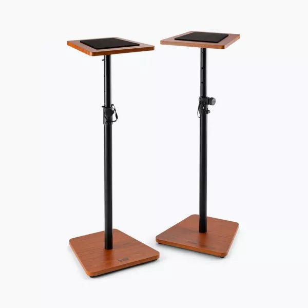 On-Stage SMS7500RB Wood Studio Monitor Stands (Rosewood, Pair)