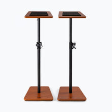 Charger l'image dans la galerie, On-Stage SMS7500RB Wood Studio Monitor Stands (Rosewood, Pair)