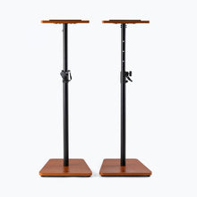 Charger l'image dans la galerie, On-Stage SMS7500RB Wood Studio Monitor Stands (Rosewood, Pair)