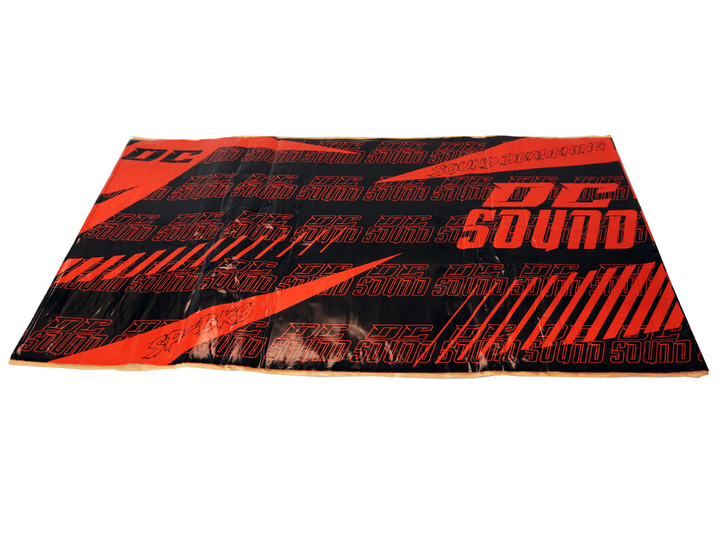 DC Sound SP-BK3 3 Sheets 18" x 32" Sound Deadening Noise Insulation Vibration Dampening Material Bulk Kit +Roller