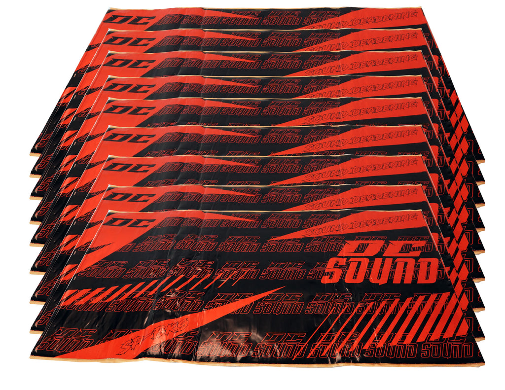 2 DC Sound SP-BK9 9 Sheets 18" x 32" Sound Deadening Noise Insulation Vibration Dampening Material Bulk Kit