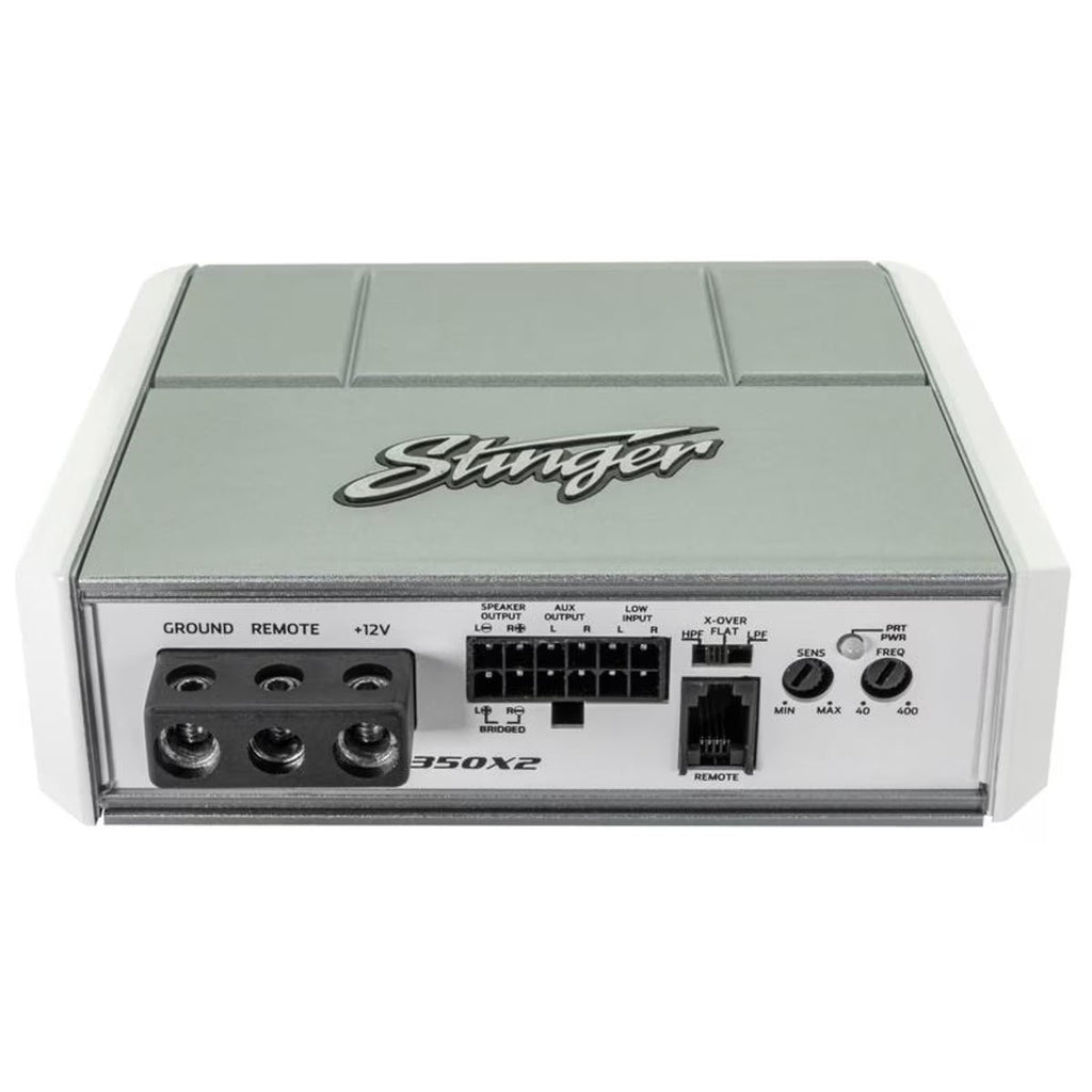 Stinger SPX350X2 Micro 2 Channel 350 Watt Marine-grade Amplifier