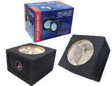 Load image into Gallery viewer, Absolute USA SQ6.5PKB 6.5&quot; Square Empty Box Speakers, Set of Two (Black)