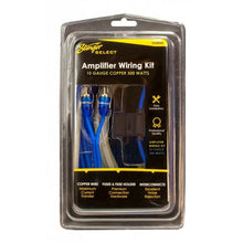 Charger l'image dans la galerie, Stinger SS300XS 300W Amp Kit w/ Blue Twisted RCA &amp; Satin Acc w/ Atc Fuse