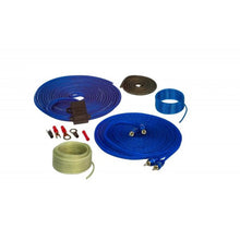 Charger l'image dans la galerie, Stinger SS300XS 300W Amp Kit w/ Blue Twisted RCA &amp; Satin Acc w/ Atc Fuse