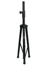 Load image into Gallery viewer, MR DJ SS350B Speaker Stand &lt;br/&gt; Universal Black Heavy Duty Folding Tripod PRO PA DJ Home On Stage Speaker Stand Mount Holder