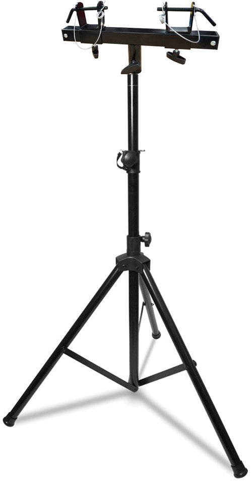 2 MR TRUSS Universal Black Pro Lighting 7' Tripod Light Stand & Square Truss T-Bar Adapter