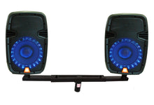 Charger l'image dans la galerie, 2 MR DJ SSD80 Universal Dual Speaker Pole Mount Adjustable Bars for PA/DJ Speaker Cabinets
