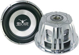 Absolute Strike Series ST-1500 1000-Watt 10-Inch Dual 4-Ohm Car Subwoofer