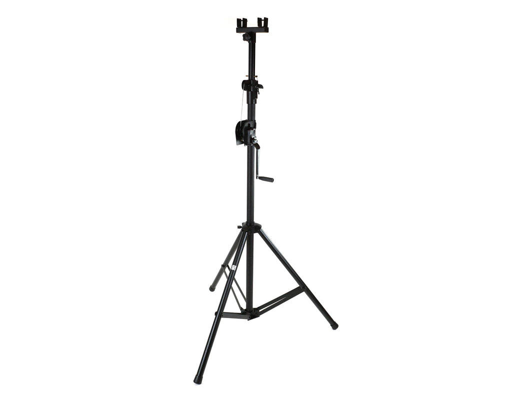 MR DJ ST150-2-6-3 DJ Lighting Truss Stand Dual Crank-Up Stand & 15FT X 6" Triangle Truss