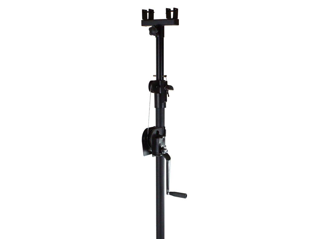 MR DJ ST150-2-10-1 DJ Lighting Truss Stand Dual Crank-Up Stand & 5FT X 10" Triangle Truss