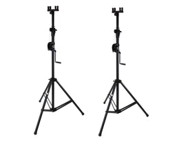 MR DJ ST150-2 2 X 10Ft Light Stand Stage Lighting Truss Hand Crank Up + 6