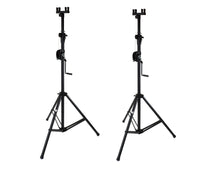 Charger l'image dans la galerie, MR DJ ST150-2-6-3 DJ Lighting Truss Stand Dual Crank-Up Stand &amp; 15FT X 6" Triangle Truss