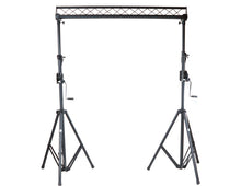 Charger l'image dans la galerie, MR DJ ST150-2-6-1 DJ Lighting Truss Stand Dual Crank-Up Stand &amp; 5FT X 6" Triangle Truss