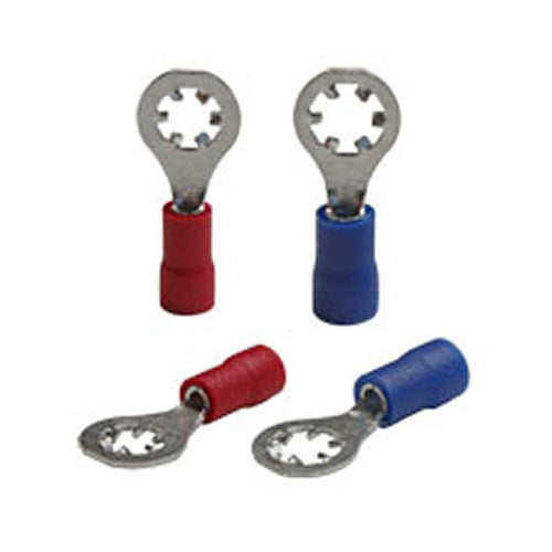Install Bay BVSRT8 BLUE #8 STAR RING TERMINAL 16-14 Pack of 100