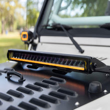 Charger l'image dans la galerie, Hexcore STL20LB 20-Inch Straight LED Light Bar, Driving Beam with Amber &amp; White Position Light