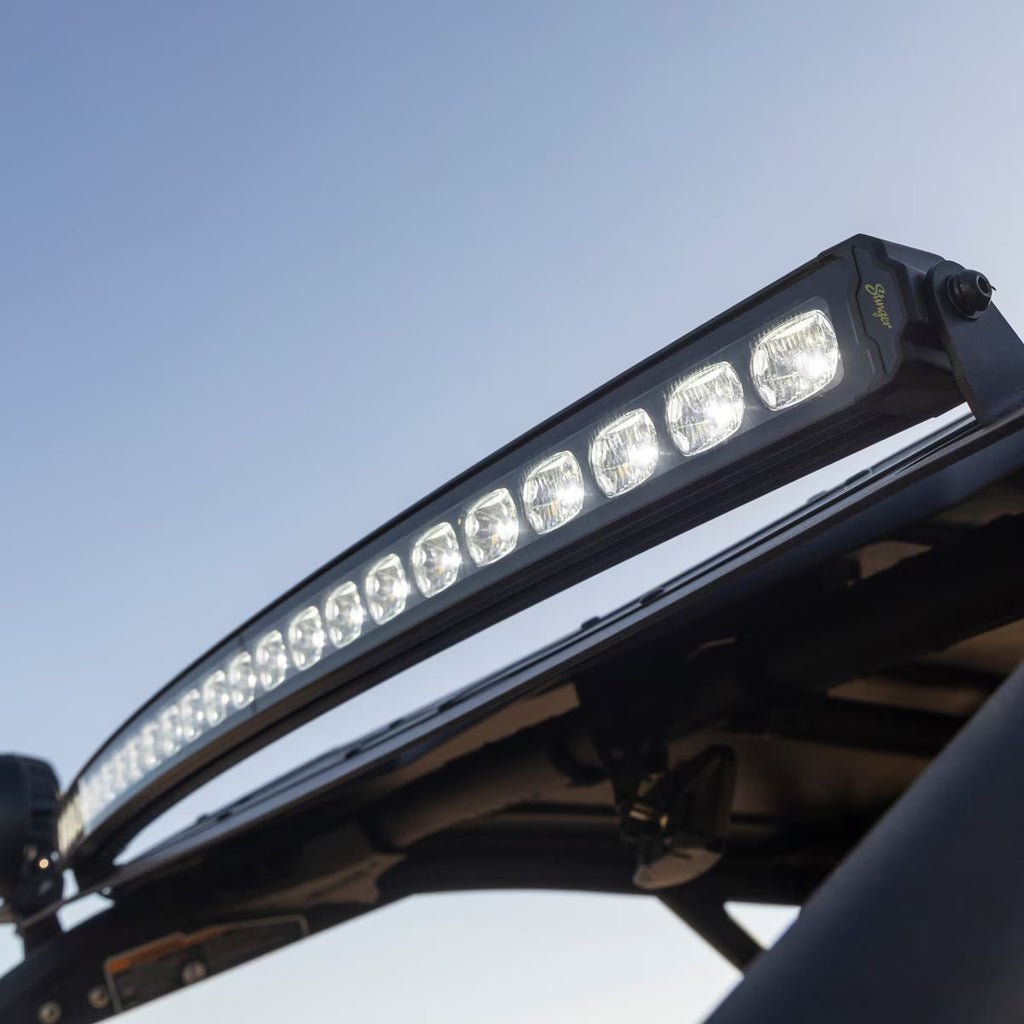 Hexcore STL30CLB 30-Inch Curved LED Light Bar, Driving Beam with Amber & White Position Light